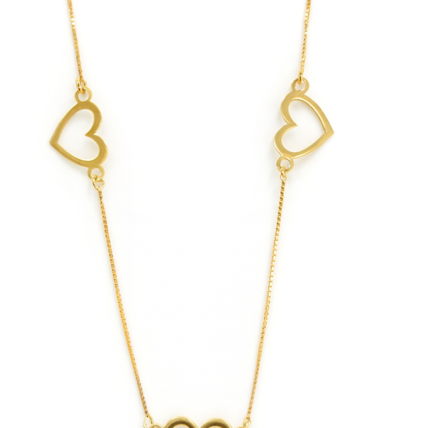 Gargantilha Corações