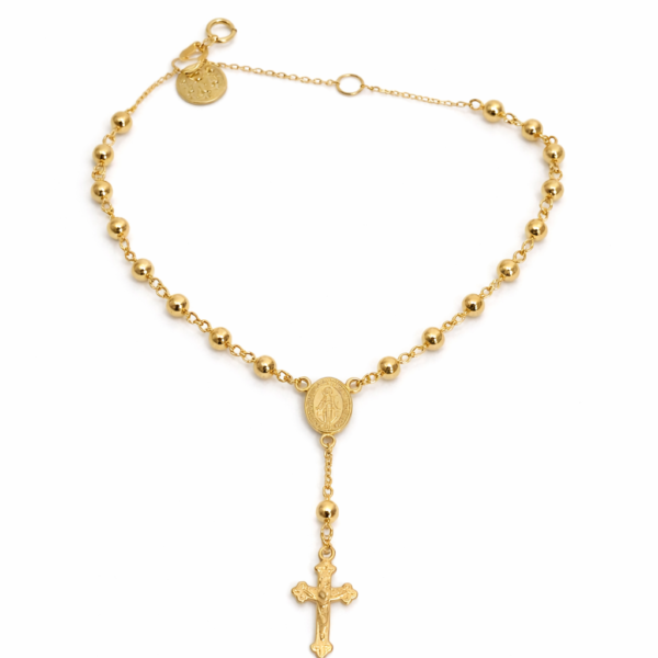 Pulseira Terço em Ouro 10k